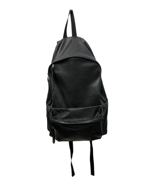 OUTDOOR（アウトドア）OUTDOOR (アウトドア) MR.GENTLEMAN (ミスタージェントルマン) レザーデイパック ブラックの古着・服飾アイテム