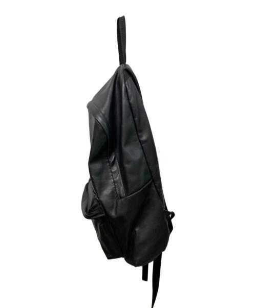 OUTDOOR（アウトドア）OUTDOOR (アウトドア) MR.GENTLEMAN (ミスタージェントルマン) レザーデイパック ブラックの古着・服飾アイテム