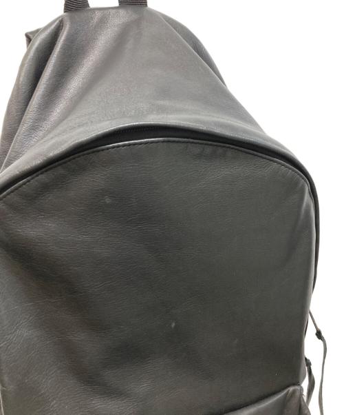 OUTDOOR（アウトドア）OUTDOOR (アウトドア) MR.GENTLEMAN (ミスタージェントルマン) レザーデイパック ブラックの古着・服飾アイテム