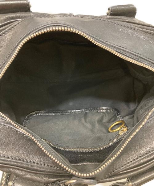 Chloe（クロエ）Chloe (クロエ) マルチポケットレザーハンドバッグ ブラックの古着・服飾アイテム