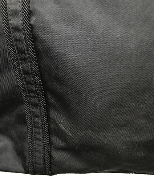 PRADA（プラダ）PRADA (プラダ) ロゴ刺繍ナイロンハンドバッグ ブラックの古着・服飾アイテム