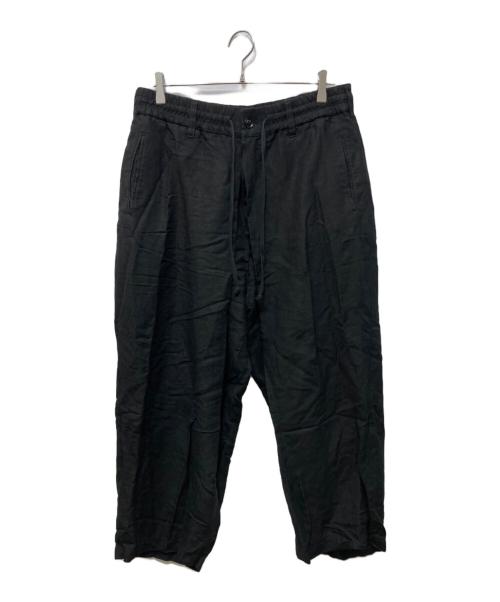 s'yte（サイト）s'yte (サイト) リネンブレンドパンツ ブラック サイズ:3の古着・服飾アイテム