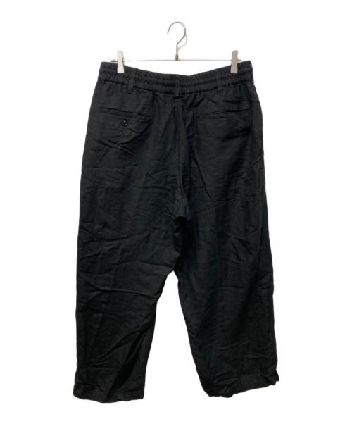 s'yte（サイト）s'yte (サイト) リネンブレンドパンツ ブラック サイズ:3の古着・服飾アイテム