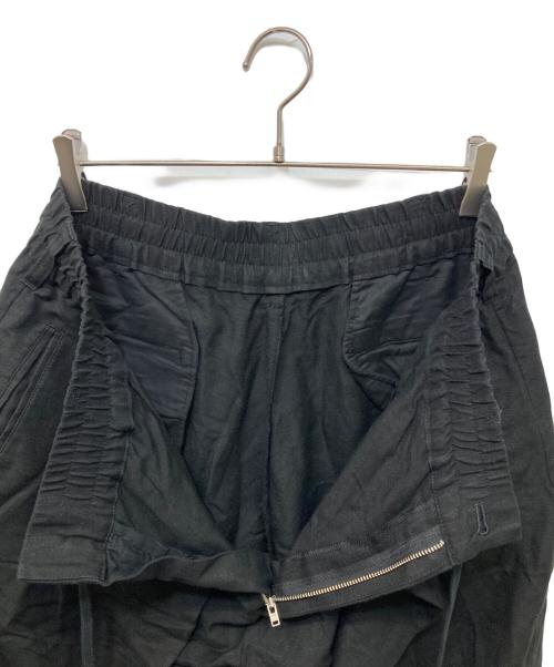 s'yte（サイト）s'yte (サイト) リネンブレンドパンツ ブラック サイズ:3の古着・服飾アイテム