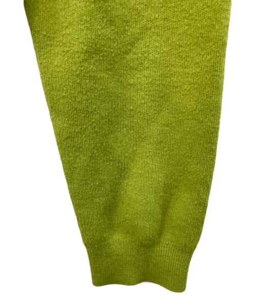 CABAN（キャバン）CABaN (キャバン) コットンカシミヤ クルーネックカーディガン グリーン サイズ: XSの古着・服飾アイテム