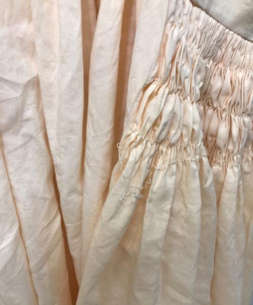 crinkle crinkle crinkle（クリンクル クリンクル クリンクル）crinkle crinkle crinkle (クリンクル クリンクル クリンクル) silk cotton hand pleats camisole ピンク サイズ:Freeの古着・服飾アイテム