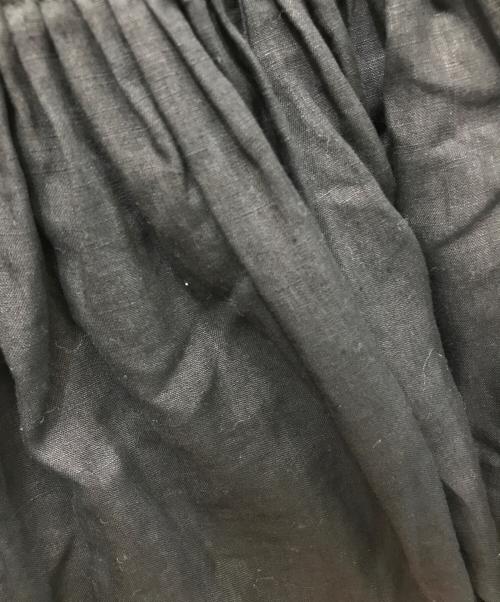 SCYE（サイ）SCYE (サイ) リネンタックロングスリーブブラウス ブラック サイズ:40の古着・服飾アイテム