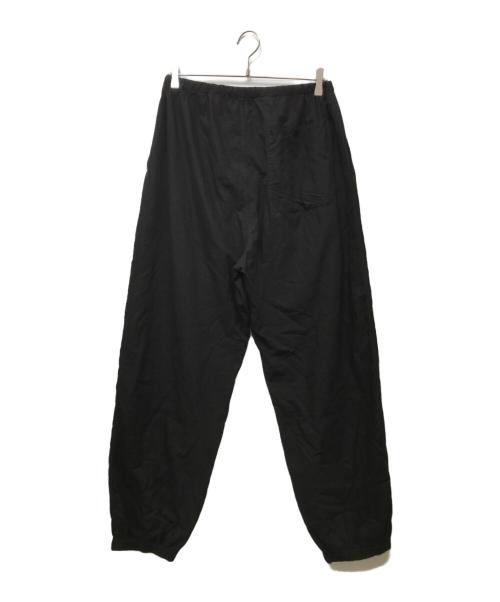 COMOLI（コモリ）COMOLI (コモリ) KHADIコットン ドローストリングパンツ ブラック サイズ:SIZE 3の古着・服飾アイテム