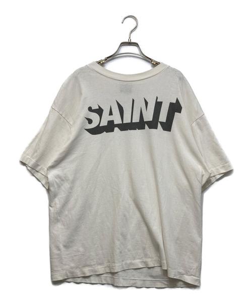 SAINT MICHAEL（セントマイケル）SAINT MICHAEL (セントマイケル) SAINT SS TEE ホワイト サイズ:Lの古着・服飾アイテム