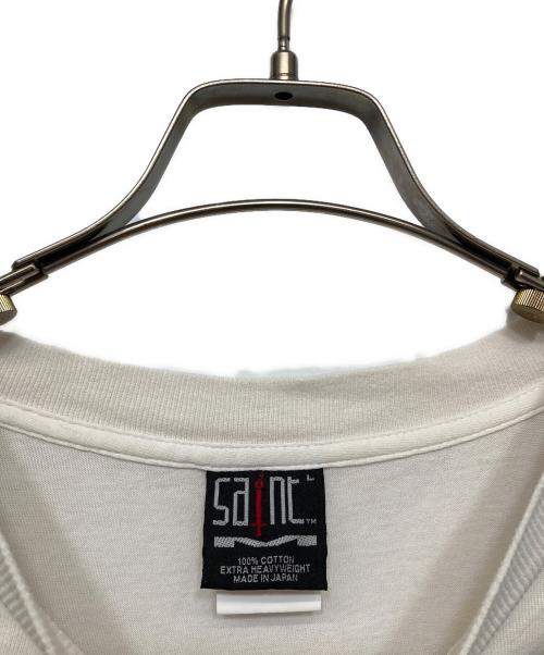 SAINT MICHAEL（セントマイケル）SAINT MICHAEL (セントマイケル) SAINT SS TEE ホワイト サイズ:Lの古着・服飾アイテム