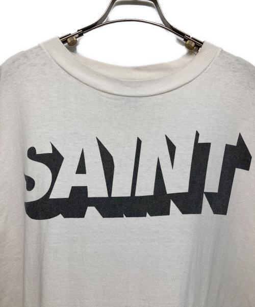 SAINT MICHAEL（セントマイケル）SAINT MICHAEL (セントマイケル) SAINT SS TEE ホワイト サイズ:Lの古着・服飾アイテム