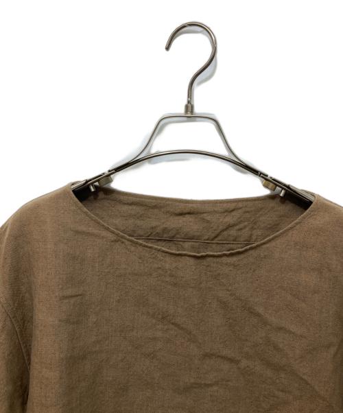 SUS-SOUS（シュス）SUS-SOUS (シュス) スリーピングシャツS/S ブラウン サイズ:7の古着・服飾アイテム