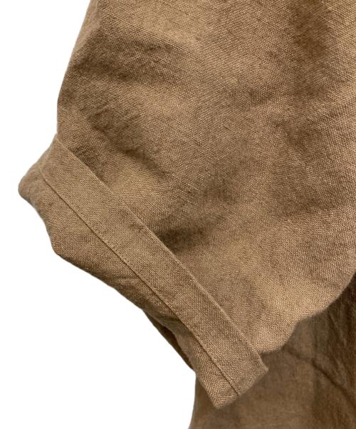 SUS-SOUS（シュス）SUS-SOUS (シュス) スリーピングシャツS/S ブラウン サイズ:7の古着・服飾アイテム