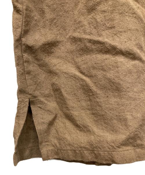 SUS-SOUS（シュス）SUS-SOUS (シュス) スリーピングシャツS/S ブラウン サイズ:7の古着・服飾アイテム