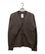 SUS-SOUSシュス）の古着「ニットカーディガン」｜ブラウン