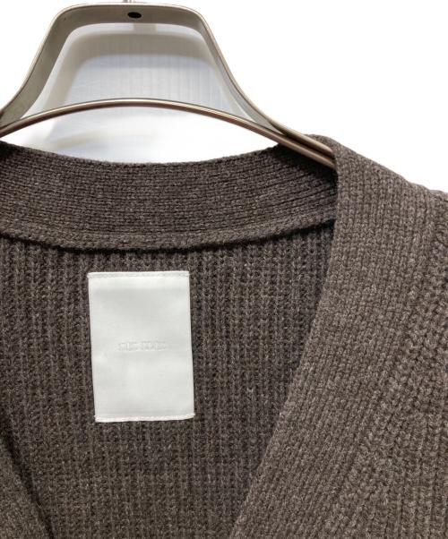 SUS-SOUS（シュス）SUS-SOUS (シュス) ニットカーディガン ブラウン サイズ:5の古着・服飾アイテム