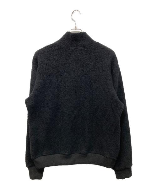 SUS-SOUS（シュス）SUS-SOUS (シュス) Full Zip Track Jacket / Wool Boa Knit ブラック サイズ:7の古着・服飾アイテム