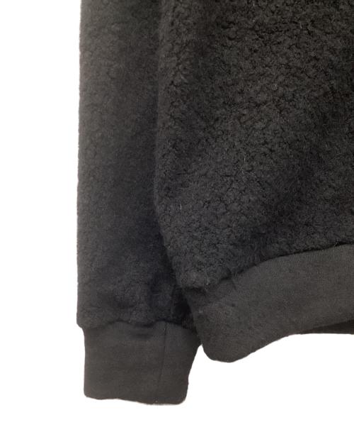 SUS-SOUS（シュス）SUS-SOUS (シュス) Full Zip Track Jacket / Wool Boa Knit ブラック サイズ:7の古着・服飾アイテム