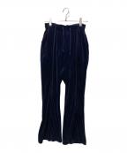 YOHEI OHNOヨウヘイオオノ）の古着「Our Basic Velor Trousers」｜ネイビー