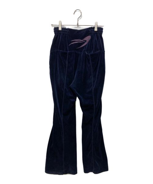 YOHEI OHNO（ヨウヘイオオノ）YOHEI OHNO (ヨウヘイオオノ) Our Basic Velor Trousers ネイビー サイズ:38の古着・服飾アイテム