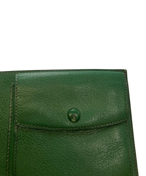 HERMES（エルメス）HERMES (エルメス) リザード 2つ折り財布 グリーンの古着・服飾アイテム