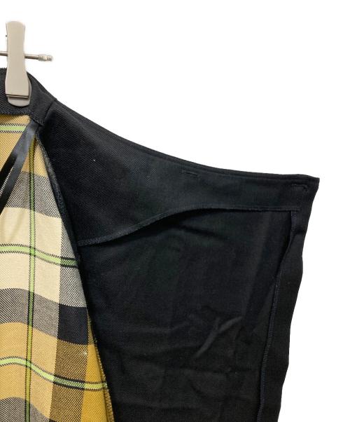 O'NEIL OF DUBLIN（オニールオブダブリン）O'NEIL OF DUBLIN (オニールオブダブリン) チェックキルトロングスカート イエロー×ブラック サイズ:38の古着・服飾アイテム