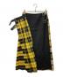 中古・古着 O'NEIL OF DUBLIN (オニールオブダブリン) チェックキルトロングスカート イエロー×ブラック サイズ:38：10000円