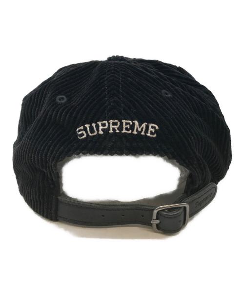 SUPREME（シュプリーム）Supreme (シュプリーム) Corduroy S Logo 6 Panel ブラックの古着・服飾アイテム