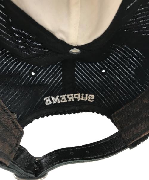 SUPREME（シュプリーム）Supreme (シュプリーム) Corduroy S Logo 6 Panel ブラックの古着・服飾アイテム