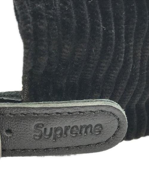 SUPREME（シュプリーム）Supreme (シュプリーム) Corduroy S Logo 6 Panel ブラックの古着・服飾アイテム