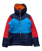 MAMMUTマムート）の古着「Eiger Speed IN Half Zip Hoodie」｜ブルー×ネイビー