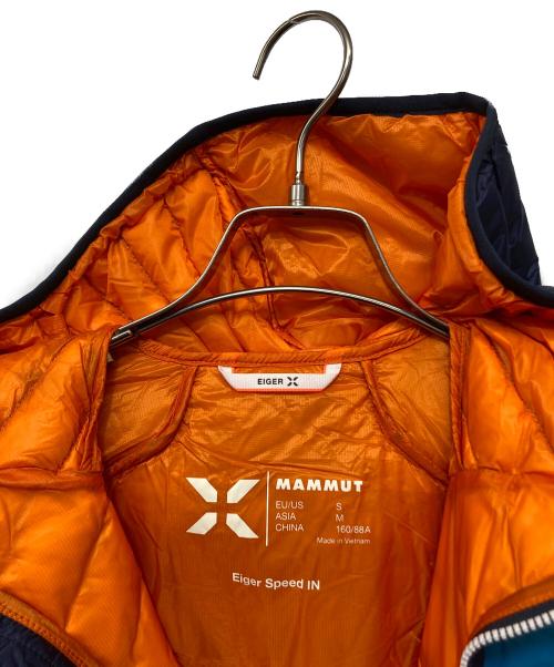 MAMMUT（マムート）MAMMUT (マムート) Eiger Speed IN Half Zip Hoodie ブルー×ネイビー サイズ:Mの古着・服飾アイテム