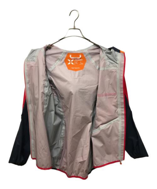 MAMMUT（マムート）MAMMUT (マムート) Eiger Speed HS Hooded Jacket レッド×ネイビー サイズ:Mの古着・服飾アイテム
