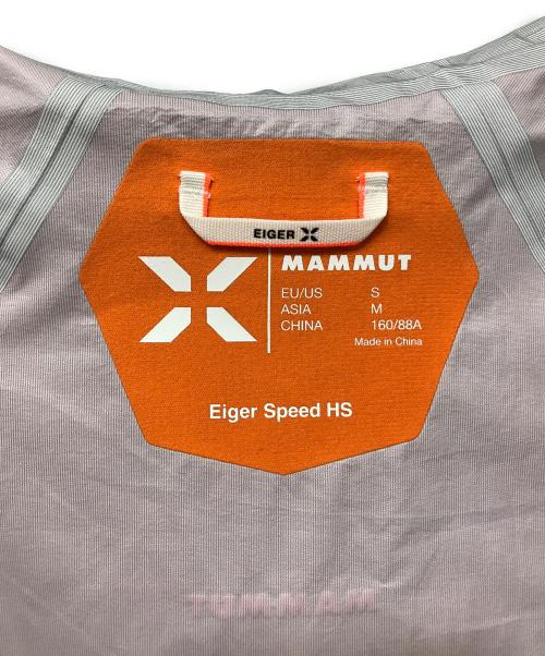 MAMMUT（マムート）MAMMUT (マムート) Eiger Speed HS Hooded Jacket レッド×ネイビー サイズ:Mの古着・服飾アイテム