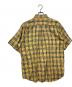 BURBERRY LONDON (バーバリーロンドン) 半袖チェックシャツ イエロー サイズ:XL：7000円