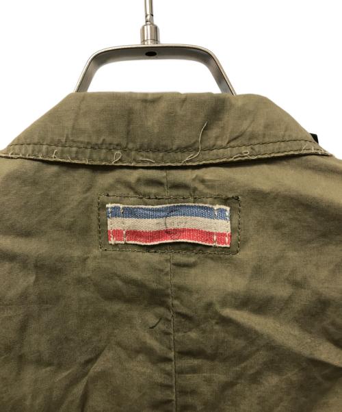 SHARE SPIRIT（シェアスピリット）SHARE SPIRIT (シェアスピリット) レザードッキング1Bジャケット カーキ サイズ:48の古着・服飾アイテム