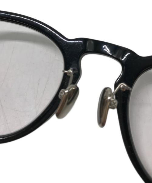 Yin Year（インイヤー）Yin Year (インイヤー) ティアドロップセルフレーム眼鏡 ブラック サイズ:42□23-147の古着・服飾アイテム