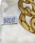 中古・古着 CHANEL (シャネル) ココマーク チェーン柄スカーフ ベージュ：16000円
