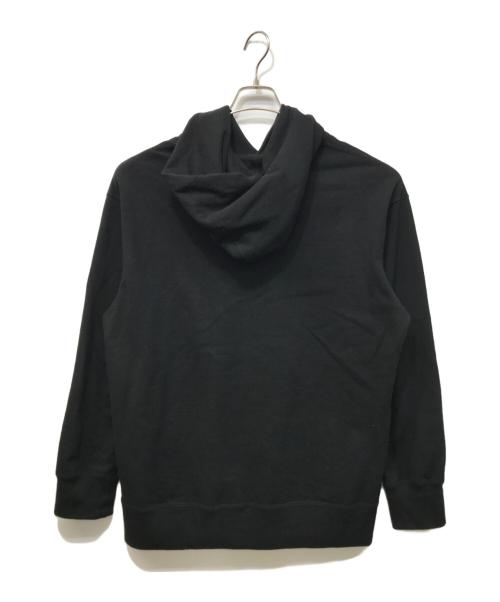 COMME des GARCONS HOMME（コムデギャルソン オム）COMME des GARCONS HOMME (コムデギャルソン オム) “HOMME” ロゴ フード付パーカー-フーディー ブラック サイズ:Sの古着・服飾アイテム