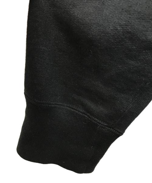 COMME des GARCONS HOMME（コムデギャルソン オム）COMME des GARCONS HOMME (コムデギャルソン オム) “HOMME” ロゴ フード付パーカー-フーディー ブラック サイズ:Sの古着・服飾アイテム