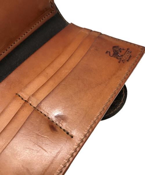 ALZUNI（アルズニ）ALZUNI (アルズニ) カービングレザーウォレット ブラウンの古着・服飾アイテム