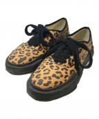 MIHARA YASUHIROミハラヤスヒロ）の古着「BAKER OG Sole Leopard Canvas Low-top スニーカー」｜ブラウン