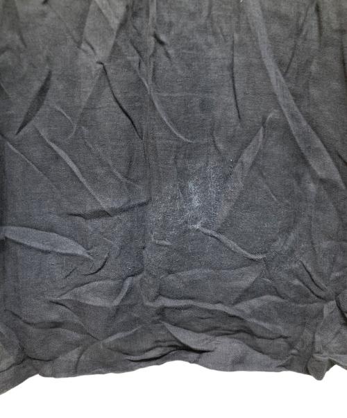 COMME des GARCONS SHIRT（コムデギャルソンシャツ）COMME des GARCONS SHIRT (コムデギャルソンシャツ) デザインリネンシャツ ブラック サイズ:Sの古着・服飾アイテム