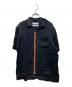 COMME des GARCONS SHIRT（コムデギャルソンシャツ）の古着「デザインリネンシャツ」｜ブラック