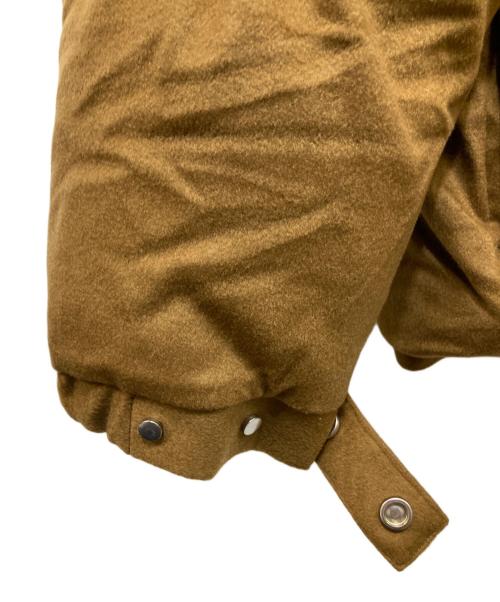 MARKAWARE（マーカウェア）MARKAWARE (マーカウェア) カシミヤフランネル/カシミヤダウンジャケット ブラウン×カーキ サイズ:2の古着・服飾アイテム