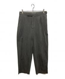 MARKA（マーカ）の古着「ピグメントダイ2タックパンツ」｜グレー