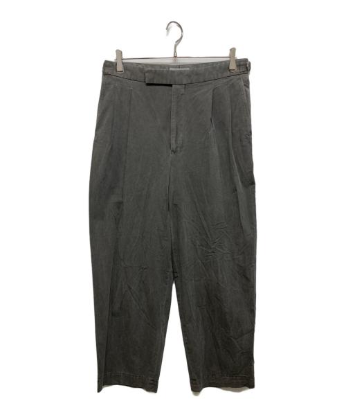 MARKA（マーカ）MARKA (マーカ) ピグメントダイ2タックパンツ グレー サイズ:SIZE 2の古着・服飾アイテム