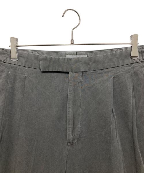 MARKA（マーカ）MARKA (マーカ) ピグメントダイ2タックパンツ グレー サイズ:SIZE 2の古着・服飾アイテム