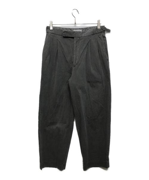 MARKA（マーカ）MARKA (マーカ) ピグメントダイ2タックパンツ グレー サイズ:1の古着・服飾アイテム