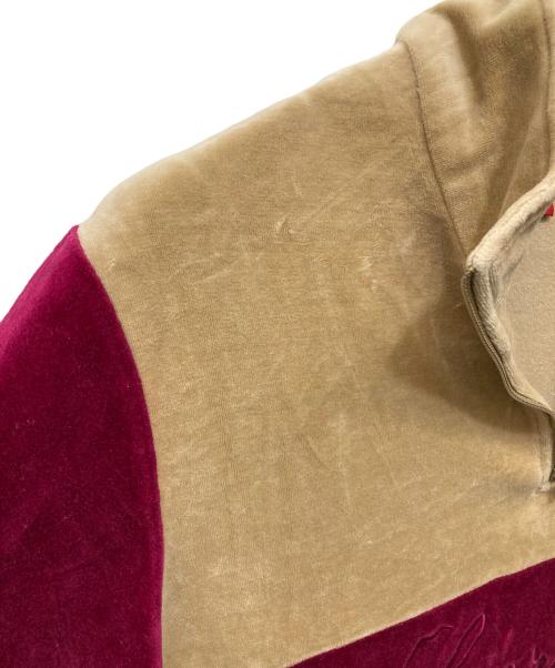 SUPREME（シュプリーム）Supreme (シュプリーム) VELOUR HALF ZIP PULLOVER ベージュ サイズ:Mの古着・服飾アイテム